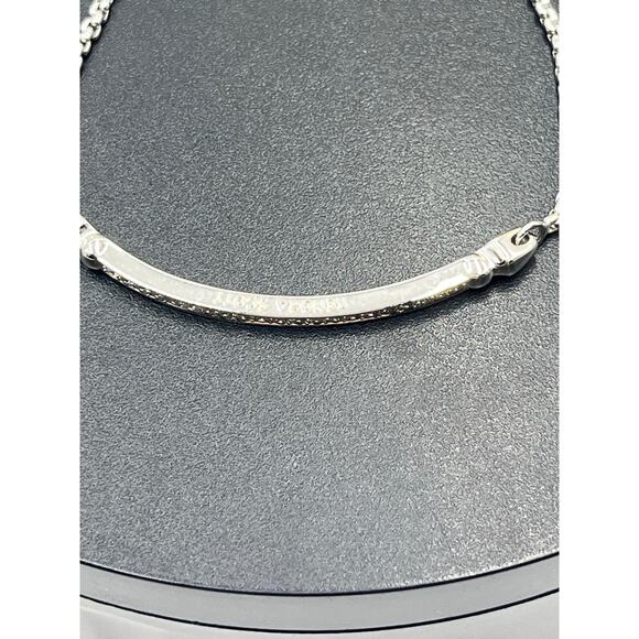 Kendra Scott Ott Bolo Adjustable Sparkling CZ Chain Bracelet in Silver Rhodium - Picture 2 of 7